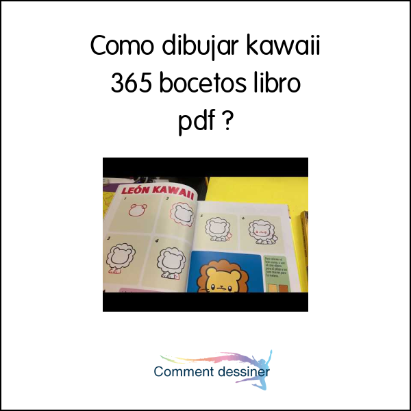 Como dibujar kawaii 365 bocetos libro pdf